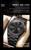 POEDAGAR Military Watch For Men Waterproof Luxury Week Calendar Man Wristwatch Quartz Stainless Steel Fashion Men's Watches Male