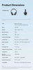 Baseus Wireless Headphones Bluetooth 5.3 HIFI Level Earphone 40mm Driver Foldable Over Ear Headsets 70H Playtime Spatial Audio