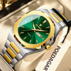 POEDAGAR Fashion Brand Male Wristwatch Waterproof Luminous Stainless Steel Men Clock Date Week Casual Quartz Men's Watches Reloj