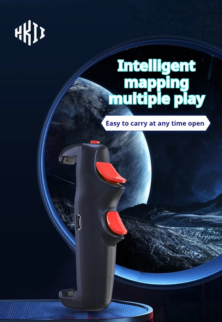 2025 New Ghost S07 Wireless Bluetooth Mobile Gaming Controller FPS Game Auxiliary Controller Intelligent Mapping For Android IOS