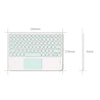 Bluetooth Wireless Keyboard With Touchpad Hebrew Spanish Korean For iPad Pro Air for Xiaomi Huawei Android Windows Tablet