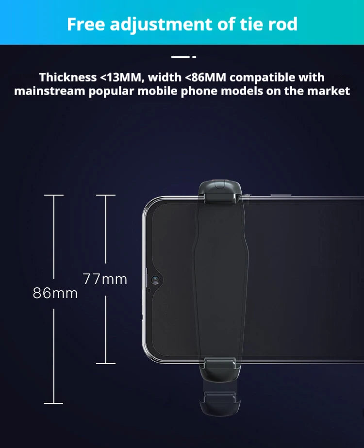 2025 New Ghost S07 Wireless Bluetooth Mobile Gaming Controller FPS Game Auxiliary Controller Intelligent Mapping For Android IOS