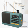 Bluetooth 5.0 Portable FM Radio Small Emergency Recargable Sound Box Mini Vintage Speaker Mp3 Player Support TF Card USB Drive