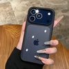 Intelligent Camera Touch Button Crystal Clear Phone Case for iPhone 17 Pro Max 17 Pro 17 Air Transparent Shockproof Cover Funda