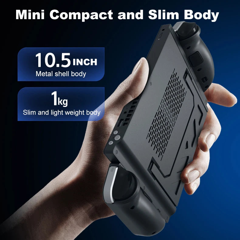 10.5 Inch Mini Video Game PC Gaming Player with Wifi 3 in 1 Tablet Laptop  N95 Detachable Touch Screen PC