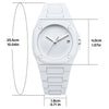 Premium Men's Black Watch with Calendar, Quartz Movement, Gift Box, Polycarbonate Plastic Case, Women's Attention