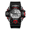 Men's Watch Fashion Sports Electronic Wristwatch Large dial Multifunctional Waterproof Luminous Alarm Kids Male's Military Watch