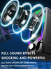 Bluetooth RGB computer speaker, desktop computer speaker, laptop speaker, desktop stereo speaker, USB powered, with LED ambient