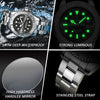 POEDAGAR Top Luxury Man Watch Waterproof Luminous Date Men Watch Stainless Steel Male Clock Sport Fashion Men's Quartz Watches