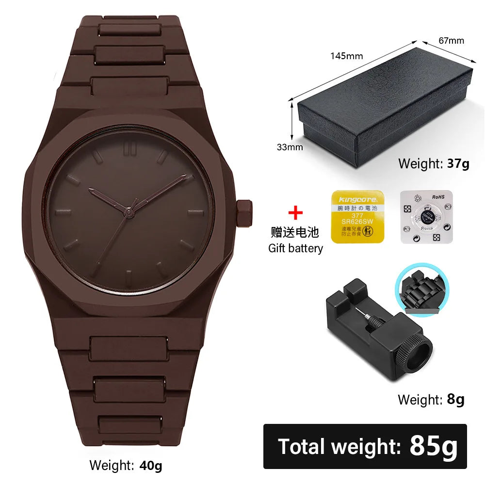 New Trend Fashion Men Watch Business Men Quartz Watch Classic Waterproof Round Watches Art Arabic Digital Dial Men's Clock