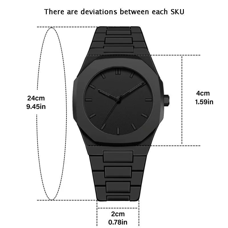 New Trend Fashion Men Watch Business Men Quartz Watch Classic Waterproof Round Watches Art Arabic Digital Dial Men's Clock