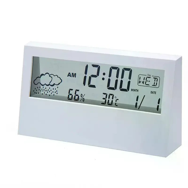 Home Essential – Indoor LED Digital Thermometer, Hygrometer Clock and Weather Station