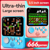 G7 Retro Handheld Game Console, 3.5-Inch LCD,  Built-In 666 Games,Portable Gaming Console, USB Charging Cable, AV Output Cable
