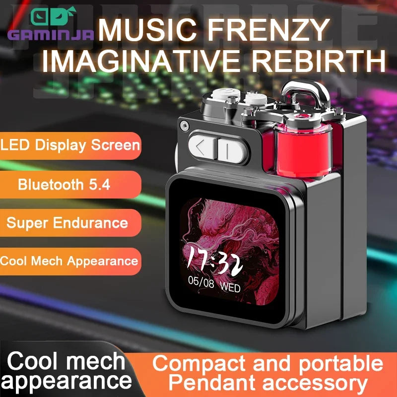 Powerful Bluetooth Speaker, Bass Wireless Outdoor Speakers LED Display Screen with RGB Desktop Subwoofer