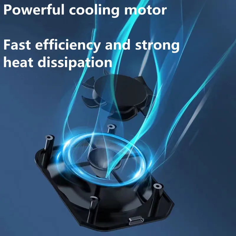 S-02 Mobile Phone Gaming Accessories Gamepad Joystick Controller with Air-cooled Cooling Fan for IPhone Android PUBG Game Cooler
