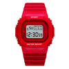YIKAZE Sports Watch Boys Girls Student LED Electronic Watch Colorful Men Women Square Digital Watches Waterproof Rubber Clock