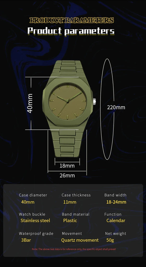 New Trend Fashion Men Watch Business Men Quartz Watch Classic Waterproof Round Watches Art Arabic Digital Dial Men's Clock