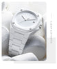 Premium Men's Black Watch with Calendar, Quartz Movement, Gift Box, Polycarbonate Plastic Case, Women's Attention