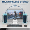 Portable Bluetooth 5.3 Wireless Speaker RGB Lantern IPX6 Waterproof Powerful Subwoofer High Quality Audio Outdoor Speaker
