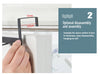 Hooks Over The Door 5 Hooks Home Bathroom Organizer Rack Clothes Coat Hat Towel Hanger Bathroom Kitchen Accessories